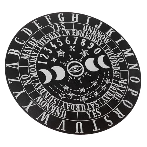 LIOOBO Premium Holz Pendelbrett mit Gravur Großes Divinations Informationsbrett aus Hochwertigem Holz Dekoratives Wahrsagebrett für Zuhause Handgefertigtes Spirituelles Energie und LIOOBO Premium Holz Pendelbrett mit Gravur Großes Divinations Informationsbrett aus Hochwertigem Holz Dekoratives Wahrsagebrett für Zuhause Handgefertigtes Spirituelles Energie und von LIOOBO