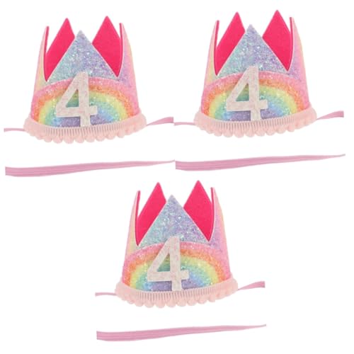 LIOOBO Regenbogen Geburtstagshut Für Jungen Und Mädchen – Einhorn Krone Stirnband Für Den 1 Geburtstag – Farbenfrohes Partyzubehör Für Kindergeburtstag – Stoff Partyhut Für Kleine LIOOBO Regenbogen Geburtstagshut Für Jungen Und Mädchen – Einhorn Krone Stirnband Für Den 1 Geburtstag – Farbenfrohes Partyzubehör Für Kindergeburtstag – Stoff Partyhut Für Kleine von LIOOBO