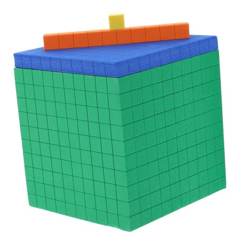 LIOOBO Schaumstoff Mathe Lernspielzeug Basis Zahlen Blöcke für Vorschulkinder Sicherer Zählwürfel Frühförderung Matheverständnis Interaktives Zahlenverständnis Spielerisches Lernen von LIOOBO
