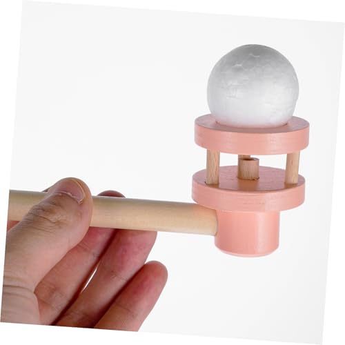LIOOBO Schwimmendes Blasballspielzeug für Kleines Balancespiel Lustige Pinke Holz flussbälle Interaktives Partyspiel Fördert Koordination und Bewegung Drinnen und Draußen von LIOOBO