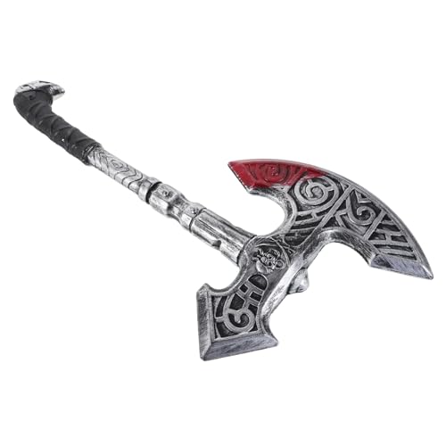 LIOOBO Simulierte Waffenprops Halloween-Partygeschenk Party Performance Prop Cosplay-Party-Requisiten Halloween Axe Prop verkleiden Sich Plastik Silver LIOOBO Simulierte Waffenprops Halloween-Partygeschenk Party Performance Prop Cosplay-Party-Requisiten Halloween Axe Prop verkleiden Sich Plastik Silver von LIOOBO