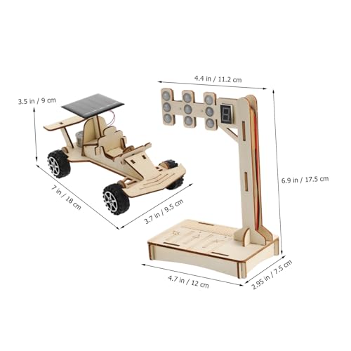 LIOOBO Solarbetriebene Herstellung Von Solarsignalen Aus Holz Kinderspielzeug Für Modellexperiment Zusammenbauprojekt Kit Auto Wissenschaft DIY Baufahrzeug Unterricht Verkehr LIOOBO Solarbetriebene Herstellung Von Solarsignalen Aus Holz Kinderspielzeug Für Modellexperiment Zusammenbauprojekt Kit Auto Wissenschaft DIY Baufahrzeug Unterricht Verkehr von LIOOBO