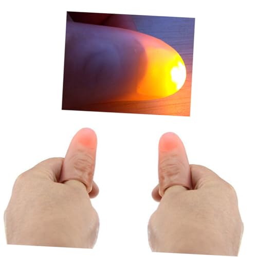 LIOOBO Superhelle Bunte Fingerlampe Daumenlicht Bequem Partydekoration für Freunde und Farbe Zufällig Langlebiges Kunststoffmaterial Zufällige Farbe von LIOOBO