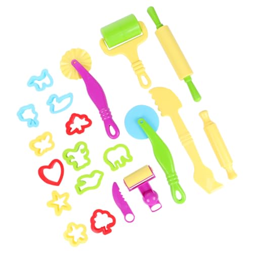LIOOBO Teiliges DIY Knetset mit Bunten Tierformen Kreatives Modellier und Spielzubehör für Jungen Mädchen für Sandkasten Garten und Kreatives von LIOOBO