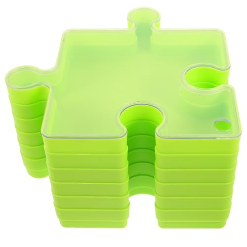 LIOOBO Tragbare Puzzle-aufbewahrungsbox Mit Deckel, 6-teilig – Puzzle-Organizer Mit Großer Kapazität Für Selbstgemachte Spielzeuge, Perlen, Zuhause, Schule, Reisen von LIOOBO