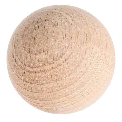 LIOOBO Unlackierte Holz Kugel für Outdoor Spiele Natürliche Hartholz Sphäre für Gartenaktivitäten Strandspiele und Familienfeiern LIOOBO Unlackierte Holz Kugel für Outdoor Spiele Natürliche Hartholz Sphäre für Gartenaktivitäten Strandspiele und Familienfeiern von LIOOBO