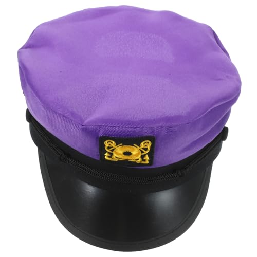 LIOOBO Verstellbare Kapitänsmütze aus Polyester für Erwachsene Atmungsaktiver Matrosenhut als Cosplay Party-accessoire Leichtes Kostümzubehör für nautische Faschingsfeiern von LIOOBO