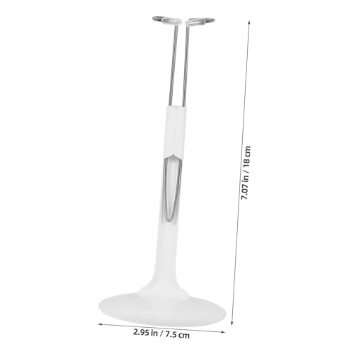 LIOOBO Verstellbarer Puppenständer mit Stabilem Flachem Sockel Verstellbare Höhe Robuster Metallhalter für Sammlerfiguren Kreativer Doll Support Geeignet für Actionfiguren und Puppen von LIOOBO