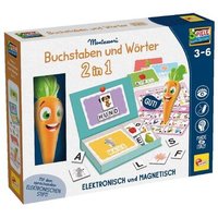 LISCIANIGIOCHI 301014 Montessori Carotina - Buchstaben und Wörter 2 in 1 LISCIANIGIOCHI 301014 Montessori Carotina - Buchstaben und Wörter 2 in 1 von LISCIANI