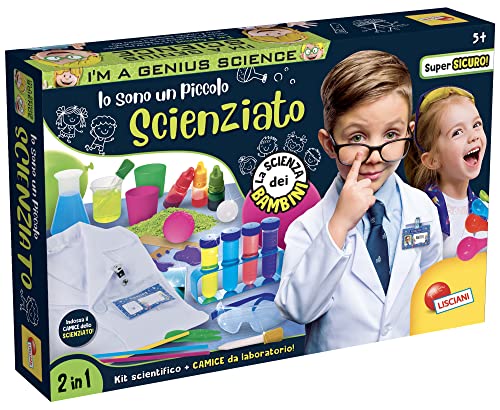 Liscianigiochi, I'm a Genius Ich Bin EIN Wissenschaftler, Messbecher, Messbecher, Messbecher, Messbecher, Pinzette, Pipetten, Messlöffel, Mehrfarbig, 97418 von LISCIANI