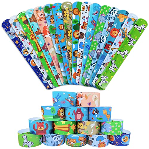 LISOPO 28x Mitgebsel kindergeburtstag Schnapparmbänder Tier Armband Mitgebsel Mitbringsel kleine Geschenke Spielzeug, Mitgebsel von LISOPO