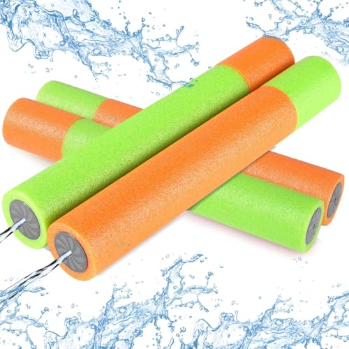 LISOPO 4er Set Wasserpistole 33cm Wasserspritze aus Schaumstoff mit stabilen Innenleben Spritzpistole für Kinder als Mitgebsel LISOPO 4er Set Wasserpistole 33cm Wasserspritze aus Schaumstoff mit stabilen Innenleben Spritzpistole für Kinder als Mitgebsel von LISOPO