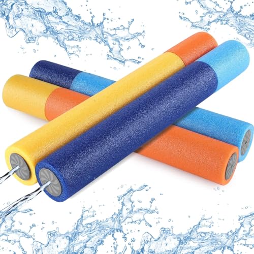 LISOPO 4er Set Wasserpistole Wasserspritze aus Schaumstoff mit stabilen Innenleben Spritzpistole für Kinder als Mitgebsel 33CM LISOPO 4er Set Wasserpistole Wasserspritze aus Schaumstoff mit stabilen Innenleben Spritzpistole für Kinder als Mitgebsel 33CM von LISOPO