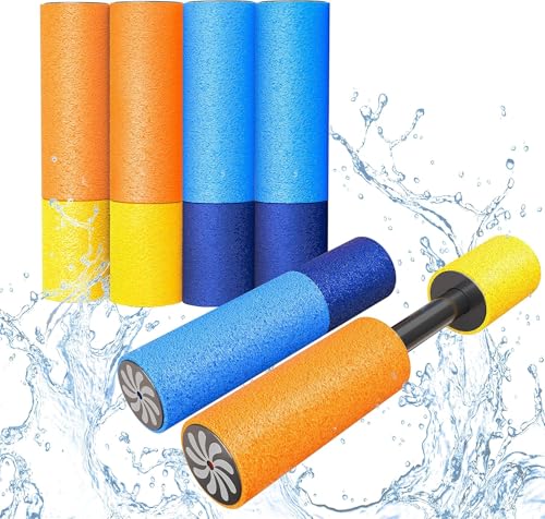 LISOPO 6er Set Wasserpistole Wasserspritze aus Schaumstoff mit stabilen Innenleben Spritzpistole für Kinder als Mitgebsel 15CM LISOPO 6er Set Wasserpistole Wasserspritze aus Schaumstoff mit stabilen Innenleben Spritzpistole für Kinder als Mitgebsel 15CM von LISOPO