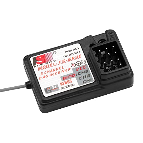 FlySky FS-GR3E 3CH RC Empfänger (2,4 Ghz, AFHDS), für FS-GT2 GT3 GT3B GR3C RC Auto Boot Sender von LiteBee