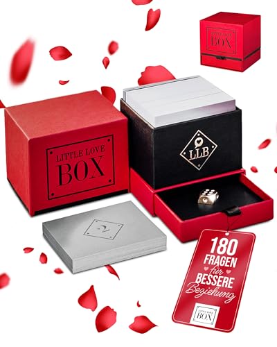 LITTLE LOVE BOX Premium Fragespiel für Paare mit 180 vom Psychologen-Erstellte Fragen für Paaren - Gesellschaftsspiel für wunderbare Gespräche und schöne Abende Paare LITTLE LOVE BOX Premium Fragespiel für Paare mit 180 vom Psychologen-Erstellte Fragen für Paaren - Gesellschaftsspiel für wunderbare Gespräche und schöne Abende Paare von LITTLE LOVE BOX