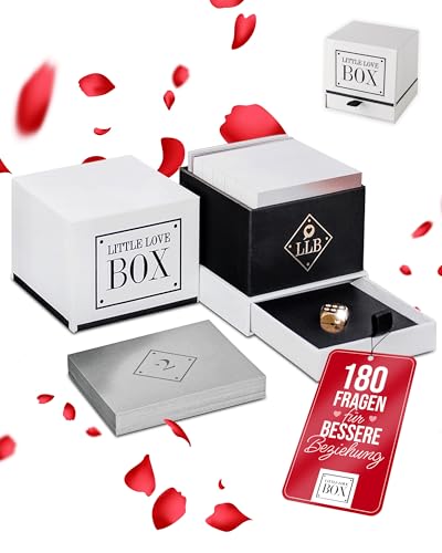 LITTLE LOVE BOX Premium Fragespiel für Paare mit 180 vom Psychologen-Erstellte Fragen für Paaren - Gesellschaftsspiel für wunderbare Gespräche und schöne Abende Paare LITTLE LOVE BOX Premium Fragespiel für Paare mit 180 vom Psychologen-Erstellte Fragen für Paaren - Gesellschaftsspiel für wunderbare Gespräche und schöne Abende Paare von LITTLE LOVE BOX