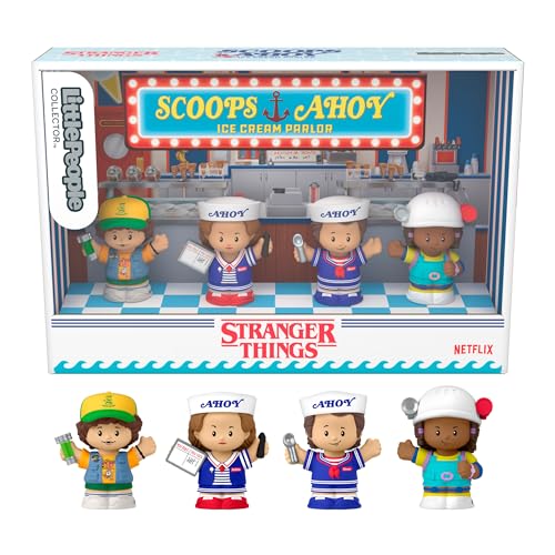 LITTLEPEOPLE COLLECTOR Stranger Things: Scoops Troop Sonderedition Figurenset für Erwachsene und Fans in einer Geschenkverpackung zum Ausstellen, HVG76 von LITTLE PEOPLE COLLECTOR