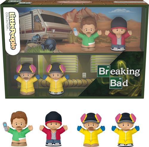 Little People Collector Breaking Bad TV Show Special Edition Figuren-Set in Displaybox für Erwachsene & Fans von Little People COLLECTOR