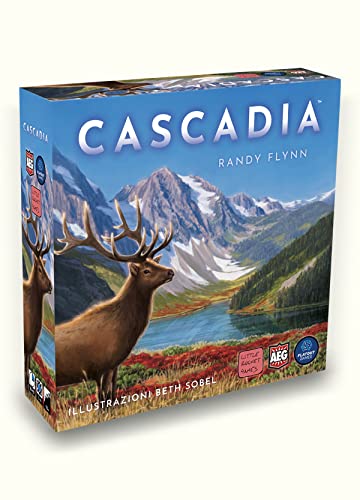 LITTLE ROCKET GAMES Cascadia Tischspiel auf Italienisch, Mehrfarbig von LITTLE ROCKET GAMES