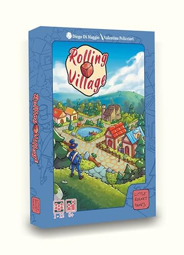 Little Rocket Games ROLLING VILLAGE Brettspiel in Italienisch/Englisch von LITTLE ROCKET GAMES