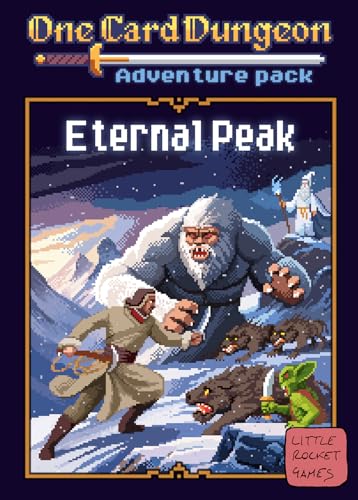 ONE CARD DUNGEON Adventure Pack: ETERNAL PEAK Erweiterungs-Brettspiel in Italienisch und Englisch Little Rocket Games von LITTLE ROCKET GAMES