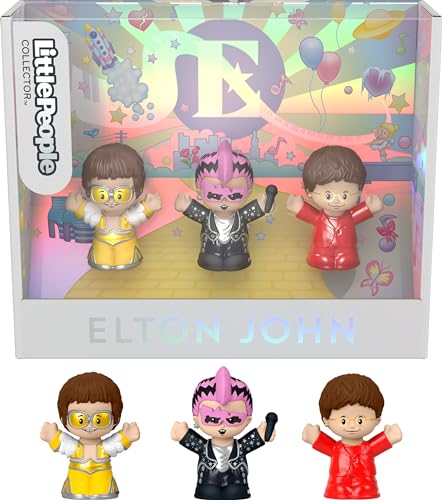 Little People Collector Elton John Special Edition Set für Erwachsene & Fans, 3 Figuren in einer Displaybox von Little People COLLECTOR