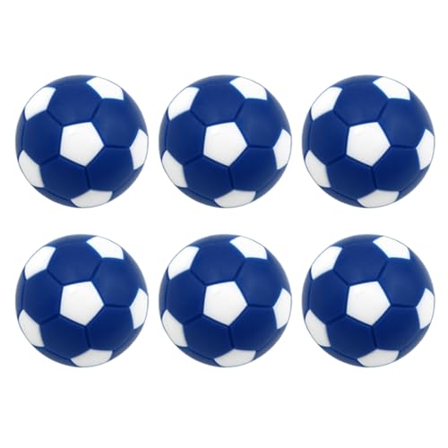 LIUASMUE 6 Stück Tischfußball Tischfußball Ersatz Kicker Tischball Langlebiges Tischspiel Mini Fußball Tischfußball Mini Fußball Tischfußball von LIUASMUE