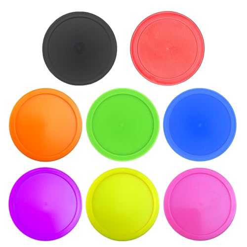 LIUASMUE 8Pcs Runde Hockey Pucks Air Hockey Pucks Ball Ersatz Schwere Hockey Tische Pucks Für Spieltische Ausrüstung Ersatz Pucks von LIUASMUE