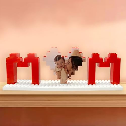Personalisierte Bausteine mit Foto Puzzle, Foto Geschenk personalisiert Geburtstag & besondere Anlässe Familien, Paare und Freunde (A) von LIUBAI