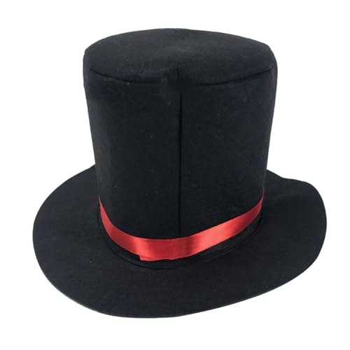 LIUHLFSR Schwarzer Zylinder, Bowler, Hut, Zauberer, Führte Hut-Bühnenauftritte Durch Für Formelle Anlässe, Hochzeiten LIUHLFSR Schwarzer Zylinder, Bowler, Hut, Zauberer, Führte Hut-Bühnenauftritte Durch Für Formelle Anlässe, Hochzeiten von LIUHLFSR