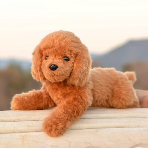 LIUHONGFEI Kleiner Simulations-Teddyhund Plüsch-Spielzeug, realistischer Pudel mit Aluminiumdraht für stabiles Sitzen (liegt auf den vorderen Gliedmaßen ohne Aluminiumdrähte, kann nicht stabil sitzen) LIUHONGFEI Kleiner Simulations-Teddyhund Plüsch-Spielzeug, realistischer Pudel mit Aluminiumdraht für stabiles Sitzen (liegt auf den vorderen Gliedmaßen ohne Aluminiumdrähte, kann nicht stabil sitzen) von LIUHONGFEI