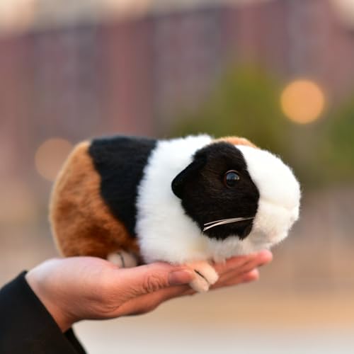 LIUHONGFEI Simulation Dreifarbiges Hamster Plüschtier Stofftier Meerschweinchenpuppe Quietscht, wenn der Körper gedrückt wird (Der dreifarbige Hamster kann kein Geräusch machen.) von LIUHONGFEI