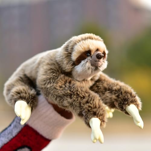 Simulation Faultier Plüschtier, Stofftier Dreizehen-Faultierpuppe von LIUHONGFEI