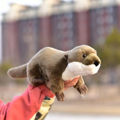 LIUHONGFEI Simuliertes Otter-Plüschtier, gefüllt mit Flusstieren, ca. 45,7 cm lang von LIUHONGFEI