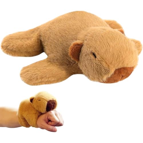 LIURFLNC 1 Stück Capybara Kuscheltier, Wasserschwein, Capybara Geschenk für Kinder, Stofftier Capybara Schnapparmband, Kabibara Kuscheltiere für Kinder Geburtstagsfeier Gunst Versorgung Geschenk LIURFLNC 1 Stück Capybara Kuscheltier, Wasserschwein, Capybara Geschenk für Kinder, Stofftier Capybara Schnapparmband, Kabibara Kuscheltiere für Kinder Geburtstagsfeier Gunst Versorgung Geschenk von LIURFLNC