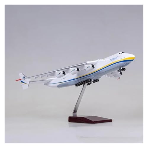 LIUSANG Maßstab 1/200 42 cm für Antonov AN-225 AN225 Mriya Harz Kunststoff Flugzeug Transportflugzeug dekorative Ornamente geeignet für Display von LIUSANG