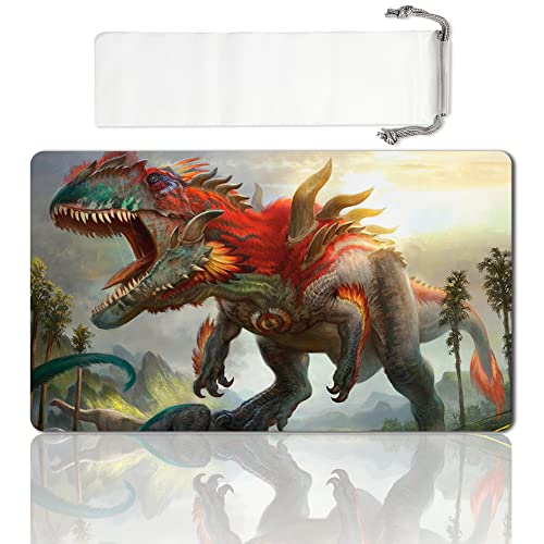 Brettspiel TCG Playmat Tischmatten Spiele Größe 60 x 35 cm Mauspad kompatibel für MTG CCG RPG Sammelkartenspiel (Gishath, Sun's Avatar) von LIUYANZE