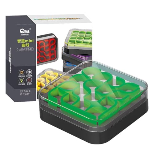 Crazy Curve 3D-Puzzle-Spiel-Box für Kinder, Sudoku, geometrisches Denktraining, logische Intelligenz, Matrix von LIUZHIPENG