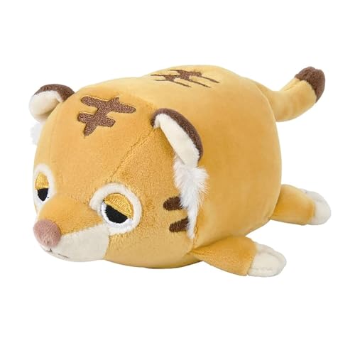 LIV HEART Nemu Nemu Animals 6204649 Plüschtier, Tiger Ram, Kuscheltier, extra weich und kuschelig, Stofftier, Designed in Japan, Kuschelkissen, Größe S, 11 cm LIV HEART Nemu Nemu Animals 6204649 Plüschtier, Tiger Ram, Kuscheltier, extra weich und kuschelig, Stofftier, Designed in Japan, Kuschelkissen, Größe S, 11 cm von LIV HEART