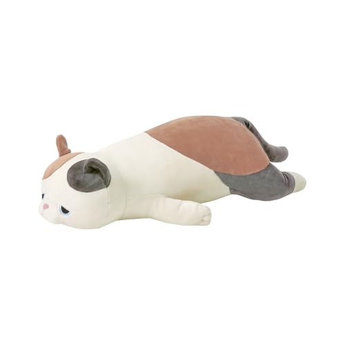 Nemu Nemu Animals 6231292 Plüschtier, Katze Yuzu, Kuscheltier, extra weich und kuschelig, Stofftier, Designed in Japan, Kuschelkissen, Größe L, 50cm Nemu Nemu Animals 6231292 Plüschtier, Katze Yuzu, Kuscheltier, extra weich und kuschelig, Stofftier, Designed in Japan, Kuschelkissen, Größe L, 50cm von LIV HEART