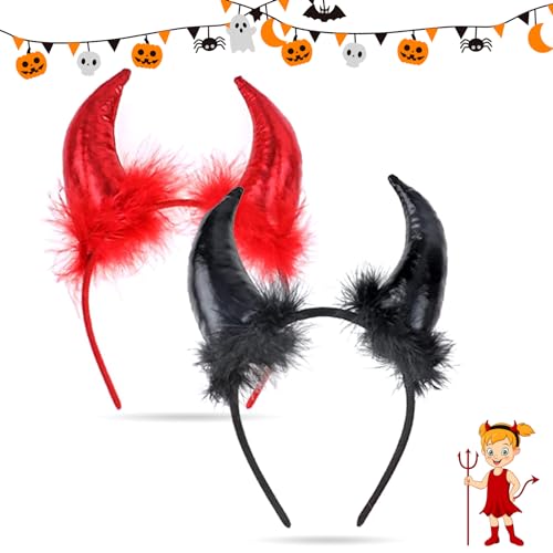 LIVESTN 2 Stück Teufelsohren Teufel Ohren Haarband Teufelshörner Haarreif Fasching Karneval Halloween Party Kostüm Haarschmuck Stirnband Kopfschmuck für Mardi Gras Masquerade Party Foto Requisiten LIVESTN 2 Stück Teufelsohren Teufel Ohren Haarband Teufelshörner Haarreif Fasching Karneval Halloween Party Kostüm Haarschmuck Stirnband Kopfschmuck für Mardi Gras Masquerade Party Foto Requisiten von LIVESTN
