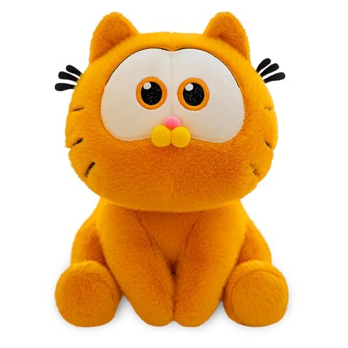 LIVESTN Gar-Field Plüschtier, Orangefarbene Katze Stofftier, Spielzeug Schmusetier Geschenk für Kinder Mädchen Jungen von LIVESTN
