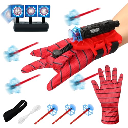 LIVESTN Launcher Handschuh, Spiderm Hero Handschuhe, Spielzeug Set für Handgelenk - Lustiges Lernspielzeug für Kinder LIVESTN Launcher Handschuh, Spiderm Hero Handschuhe, Spielzeug Set für Handgelenk - Lustiges Lernspielzeug für Kinder von LIVESTN