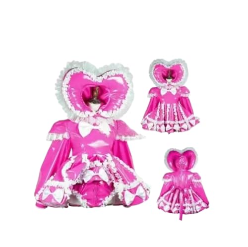 LIXIAAOOKWEDG Maßgeschneidertes Sissy Maid Cosplay-Kleid für Damen und Herren, mit Hut, Herren, Größe 7XL von LIXIAAOOKWEDG