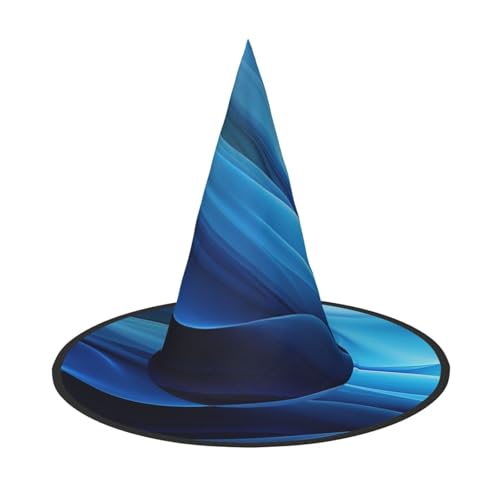 LIXLZH Abstrakter blauer Hut mit blauem Druck, Partyzubehör, Kostümzubehör, Zauberer, Maskerade, Halloween-Hut, spitzer Hut LIXLZH Abstrakter blauer Hut mit blauem Druck, Partyzubehör, Kostümzubehör, Zauberer, Maskerade, Halloween-Hut, spitzer Hut von LIXLZH