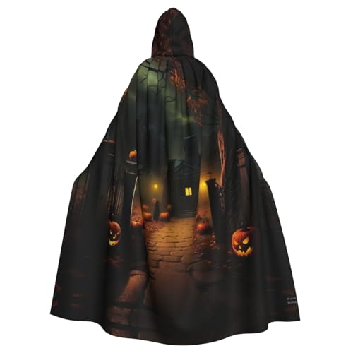 LIXLZH Gruseliger Halloween-Umhang mit Kapuze, universeller Umhang für Erwachsene, Hexenkostüm, Halloween-Kostüme, Karnevals-Umhang LIXLZH Gruseliger Halloween-Umhang mit Kapuze, universeller Umhang für Erwachsene, Hexenkostüm, Halloween-Kostüme, Karnevals-Umhang von LIXLZH