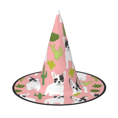 LIXLZH Hut mit Kaktus- und Hundeaufdruck, Partyzubehör, Kostümzubehör, Zauberer, Maskerade, Halloween, Hut, spitzer Hut LIXLZH Hut mit Kaktus- und Hundeaufdruck, Partyzubehör, Kostümzubehör, Zauberer, Maskerade, Halloween, Hut, spitzer Hut von LIXLZH