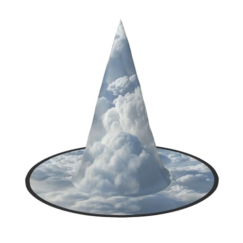 LIXLZH Hut mit Wolkenhimmel-Druck, Partyzubehör, Kostümzubehör, Zauberer, Maskerade, Halloween-Hut, spitzer Hut LIXLZH Hut mit Wolkenhimmel-Druck, Partyzubehör, Kostümzubehör, Zauberer, Maskerade, Halloween-Hut, spitzer Hut von LIXLZH