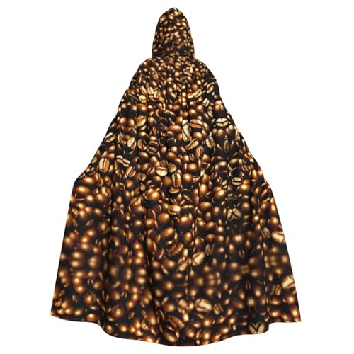 LIXLZH Lustiger Umhang mit Kapuze und geröstetem Kaffeebohnen, universeller Umhang für Erwachsene, Hexenkostüm, Halloween-Kostüme, Karnevals-Umhang LIXLZH Lustiger Umhang mit Kapuze und geröstetem Kaffeebohnen, universeller Umhang für Erwachsene, Hexenkostüm, Halloween-Kostüme, Karnevals-Umhang von LIXLZH